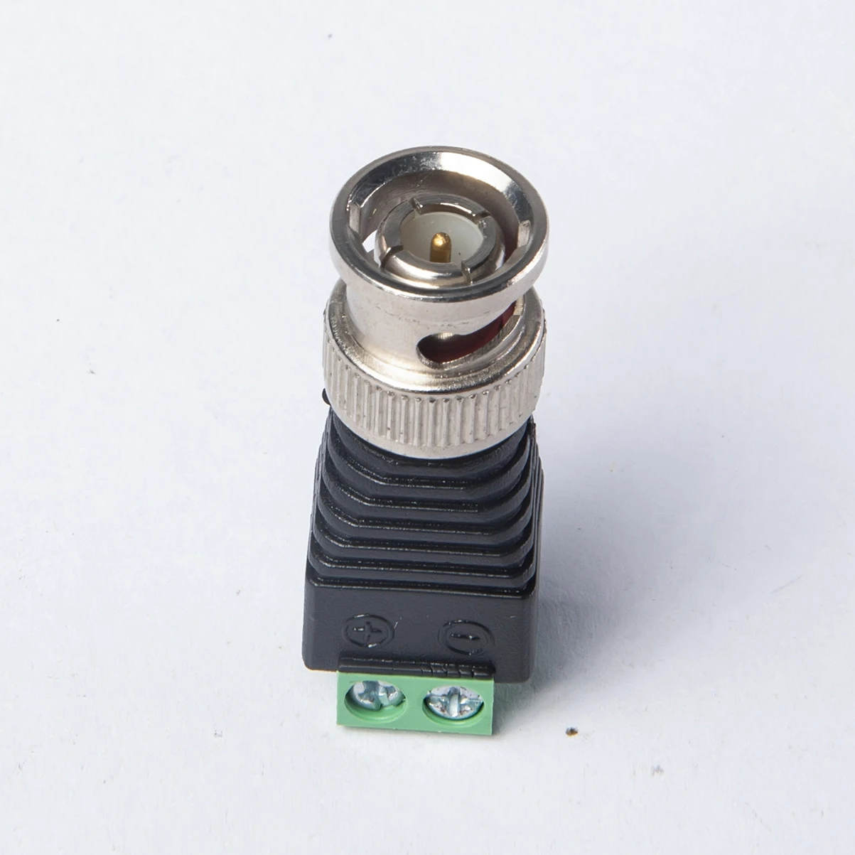 BNC 50 ohms male plug to 2 pin terminal block plated nickel connector adapter BNC connector