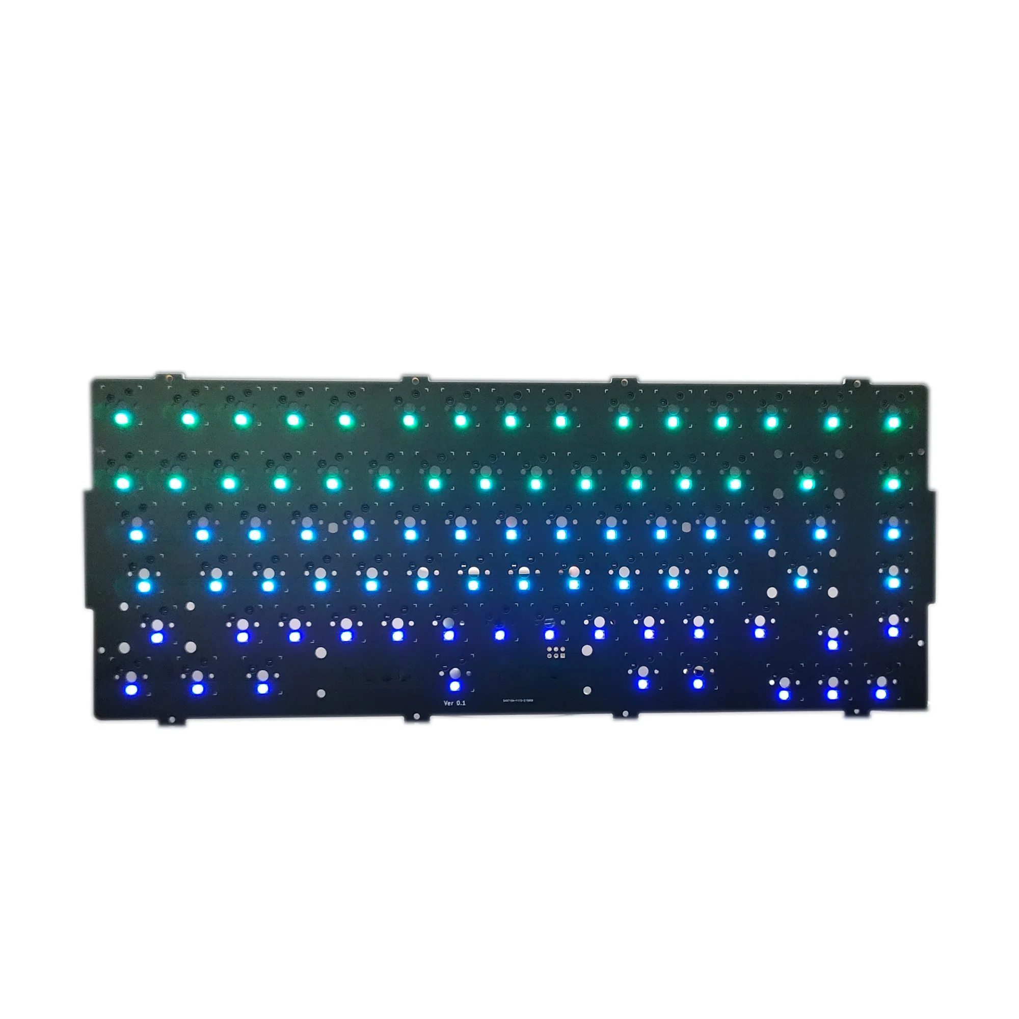 Design Your Own Hotswap Hotswappable Type C Fr4 Wireless DIY 60 Percent RGBW Qmk Via RGB ISO ANSI TKL 80% Gaming Keyboard PCB