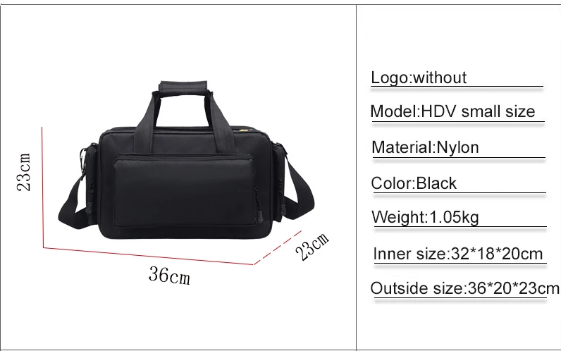 Outdoor Travel Photography manufacture Large size Film Video Camcorder Equipment Accessories Tool case Camera video bag