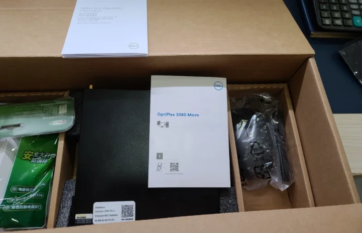 Абсолютно Новый Optiplex 3090 Настольный микрокопьютер 3090MFF I5-10500T/8G/256GB