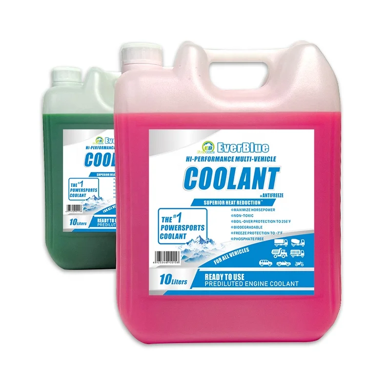 auto part Cooling Antifreeze Coolant 10 litres green/blue/red color antifreeze engine coolant liquid for heat dissipation