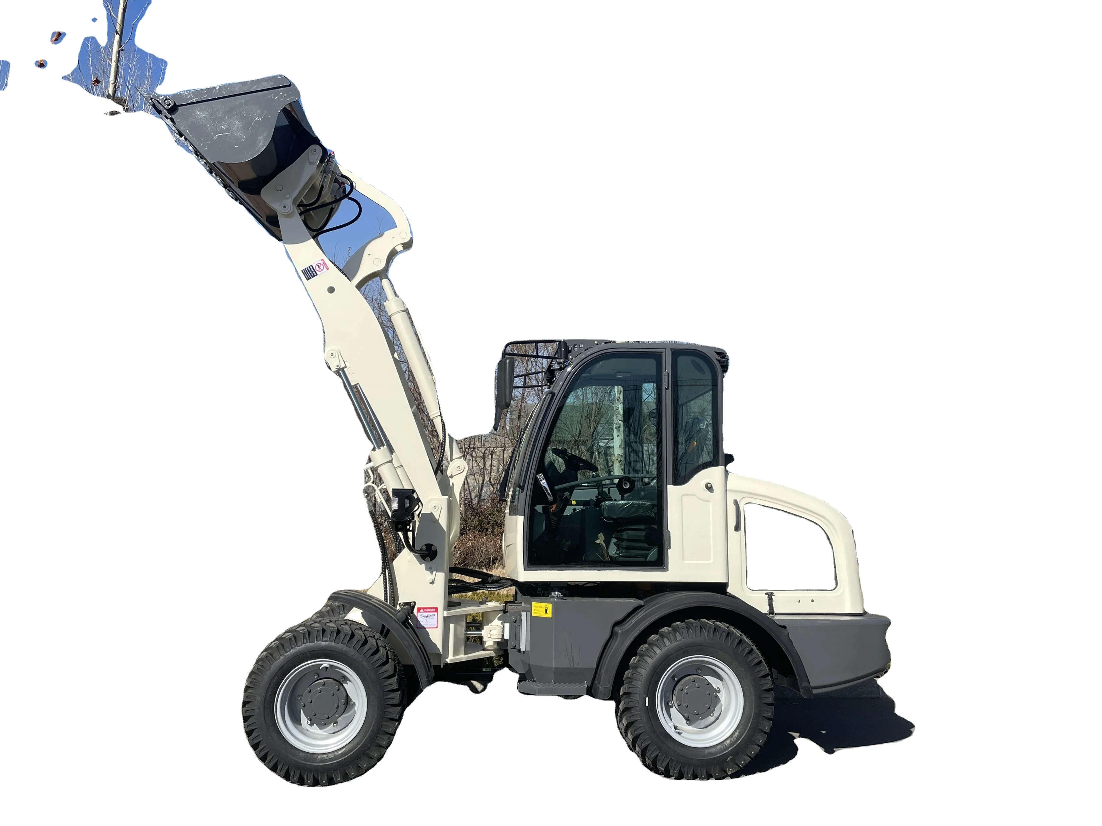 High quality new mini front loader 1.5 ton 2 ton wheel loader with CE certificate and factory price for sale in China