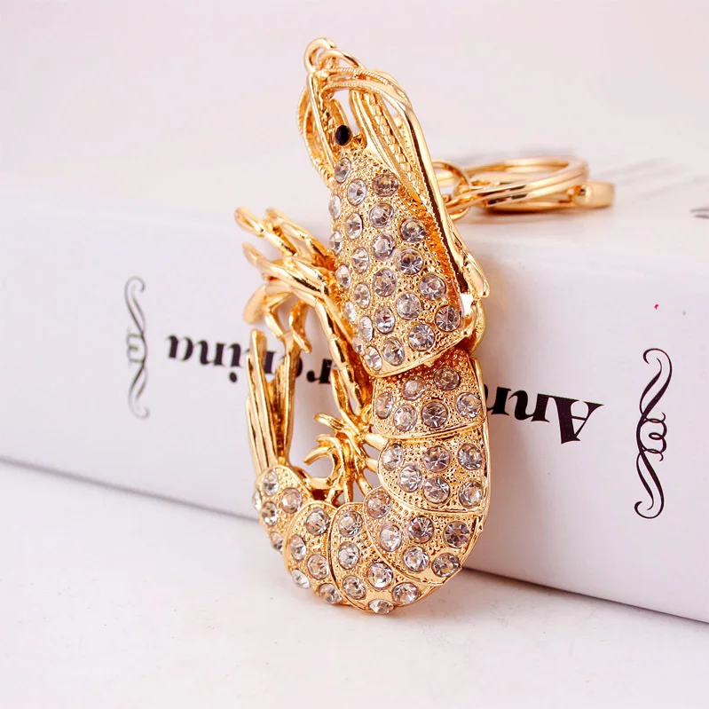 Creative Cute Diamond Small Turtle Car Keychain Handbags Accessories Turtle Key Chain