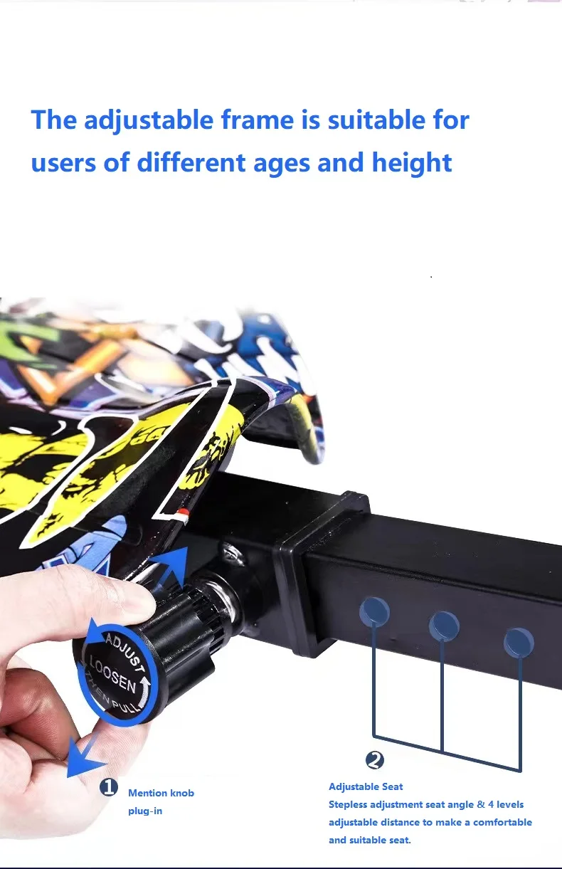 Ride on electric drift trike speed up to 10m/h electric kid scooter 3 wheel drifting electric children scooter drift kart