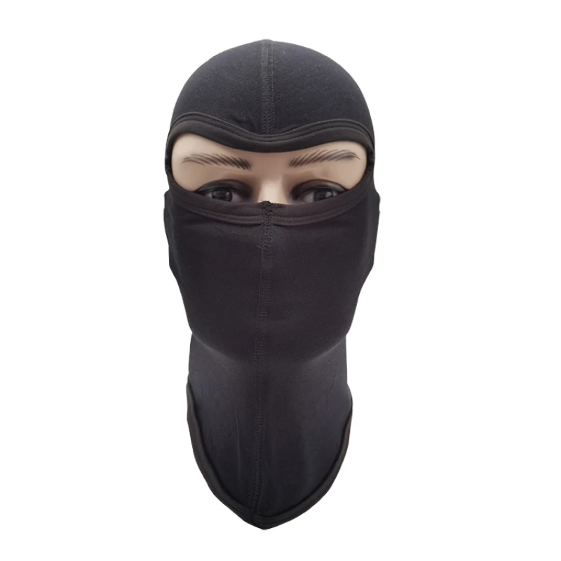 Маска GECKO MASTER 100% Мужская для катания на лыжах шелковая тактическая ветрозащитная мотоциклетная маска многоразовая лица черная