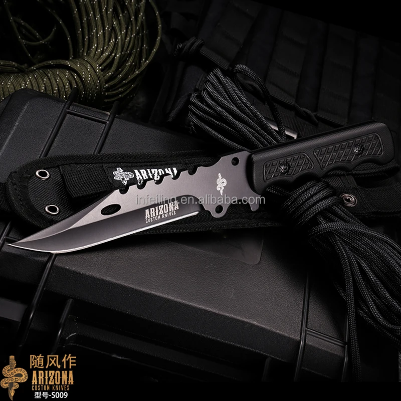 
Knives Military Survival Camping Outdoor Utility Tactical Hunting Knife couteau Fixed Blade Wholesale Custom Logo columbia 