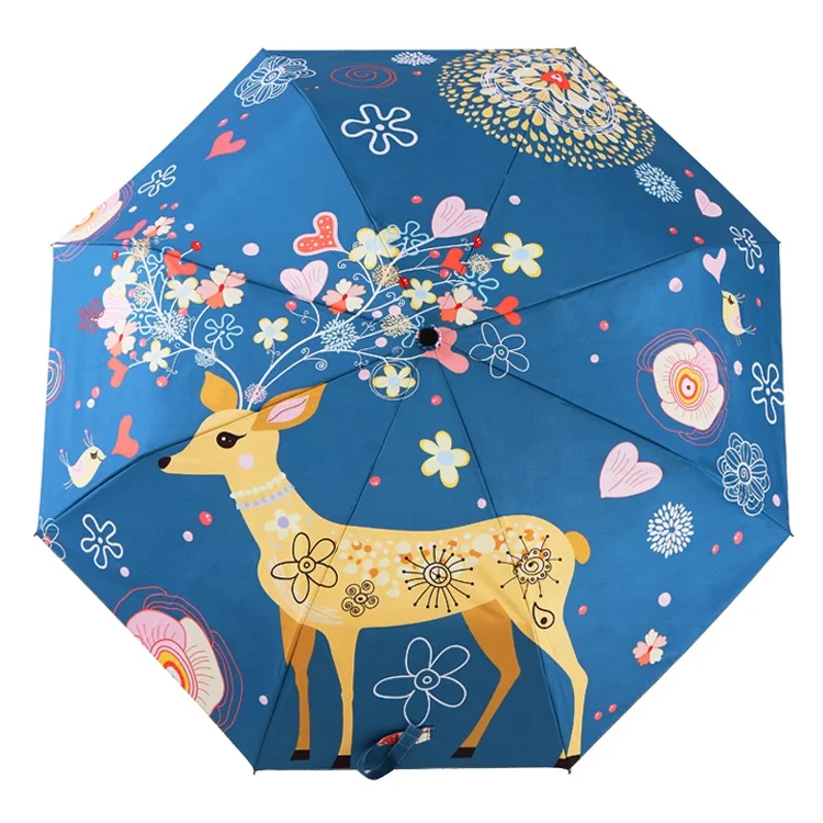 Free Sample Custom Print Rain Umbrella