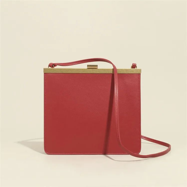 AZB341 Luxury Clip Button multi function genuine leather women clutches and evening bags ladies party bag trendy clutch bag 2023