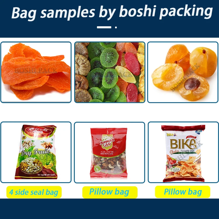 Automatic Price Weighing Banana Puffed Food Rice Potato Chips Table Fries Vertical Bags Peanut Packaging Machine