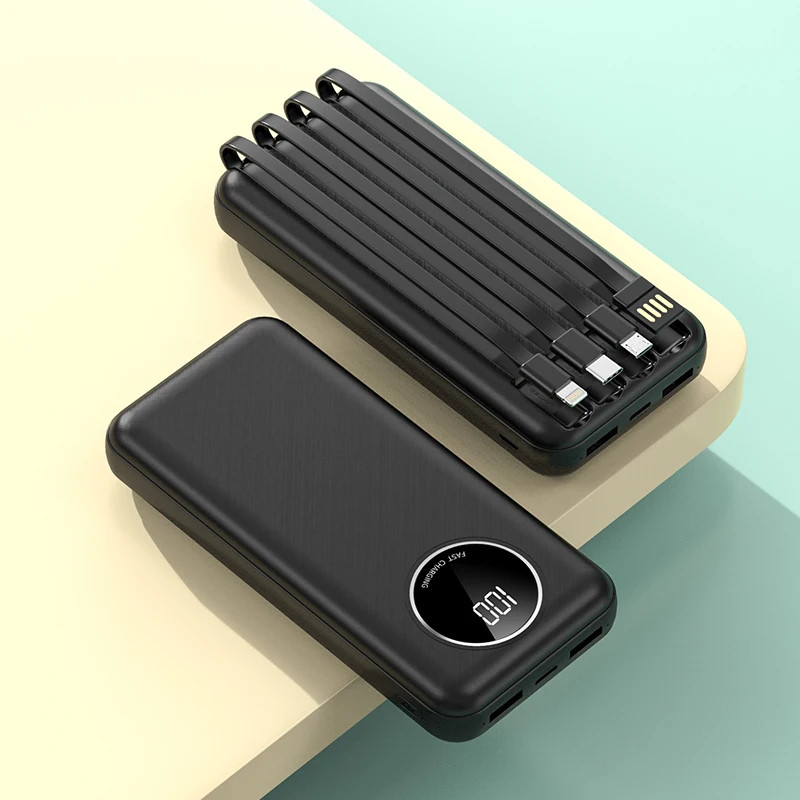 factory selling LED colorful light anker power bank keychain power bank pd power bank