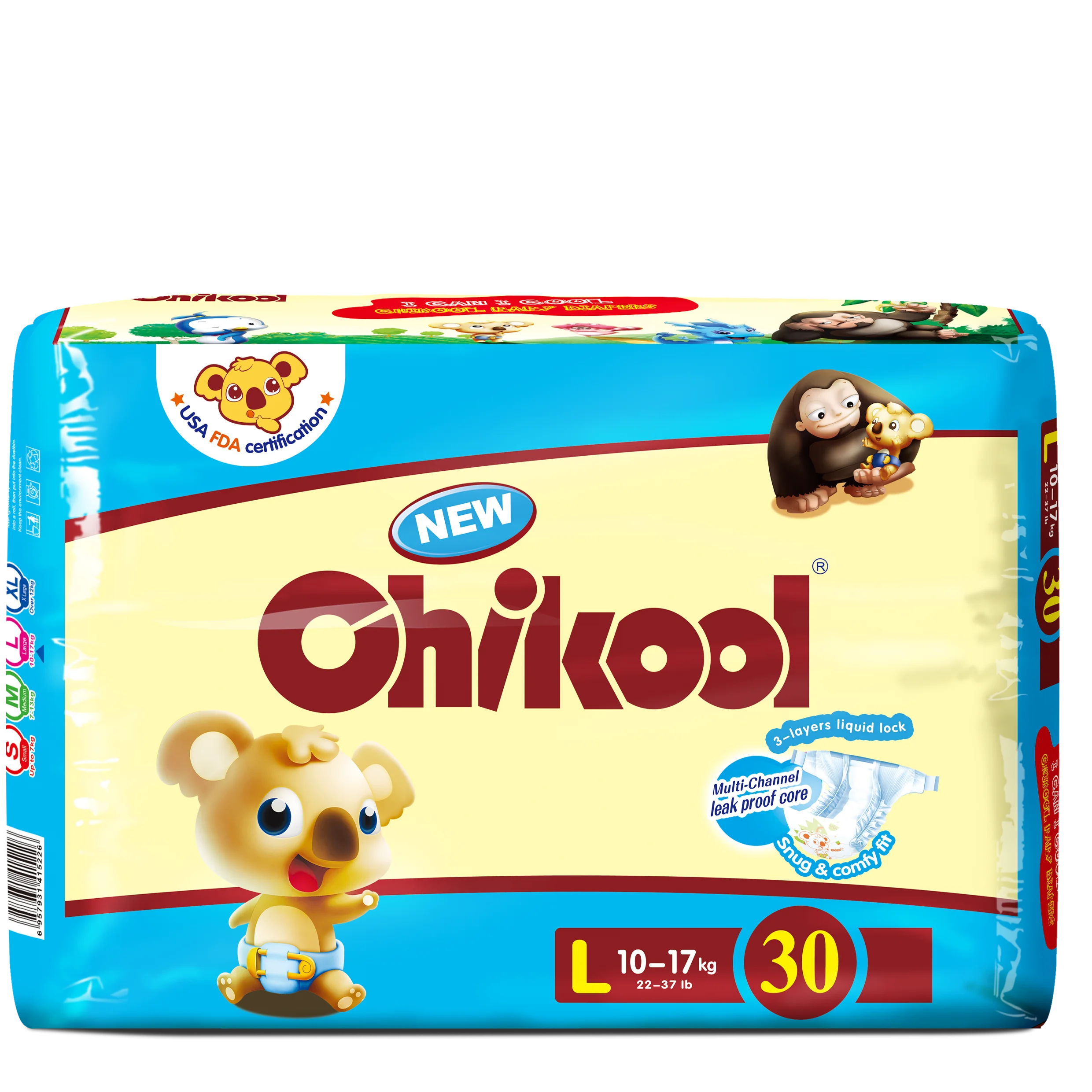 Одноразовые Детские Подгузники/Couches Bebe/паналесе -- lampein