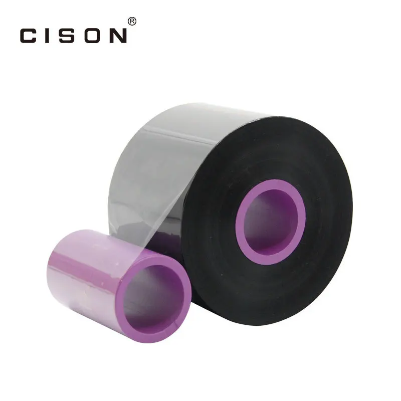 (B) Best quality Wax Resin Thermal Transfer Ribbon (TTO) near Edge Jumbo roll for Barcode Label Printer