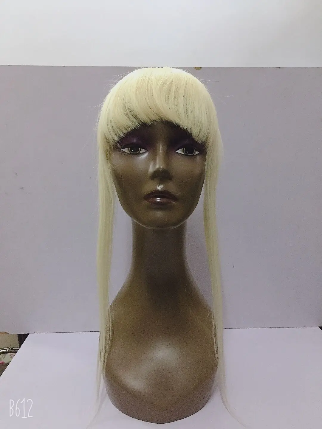  613 блонд оптовая продажа челка remy натуральные волосы кусок кружево закрытие черный женский удлинитель бахрома человеческие