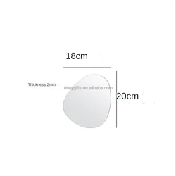 Special shaped geometry mirror shooting props decorative ornaments for beauty cosmetic products