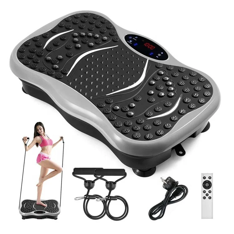 Body exercise crazy fit massage fitness vibration board multiple speeds oscillating vibration platform plate