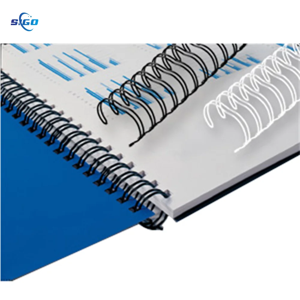 Nylon Coated Double Loop Wire For Book Binding Calendar Binding Wire O