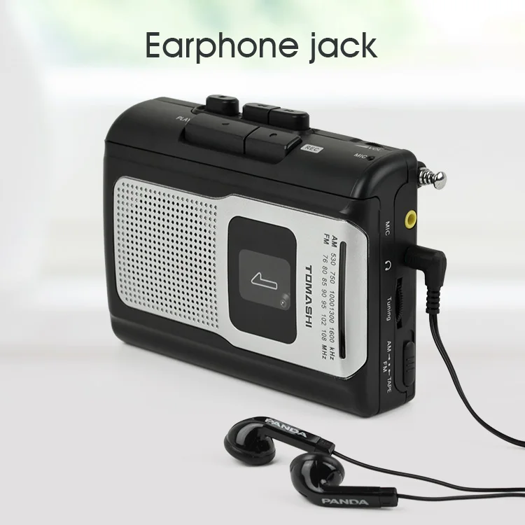 Am / Fm Retro Portable tape Cassette recorder High Quality am fm radio cassette walkman Player