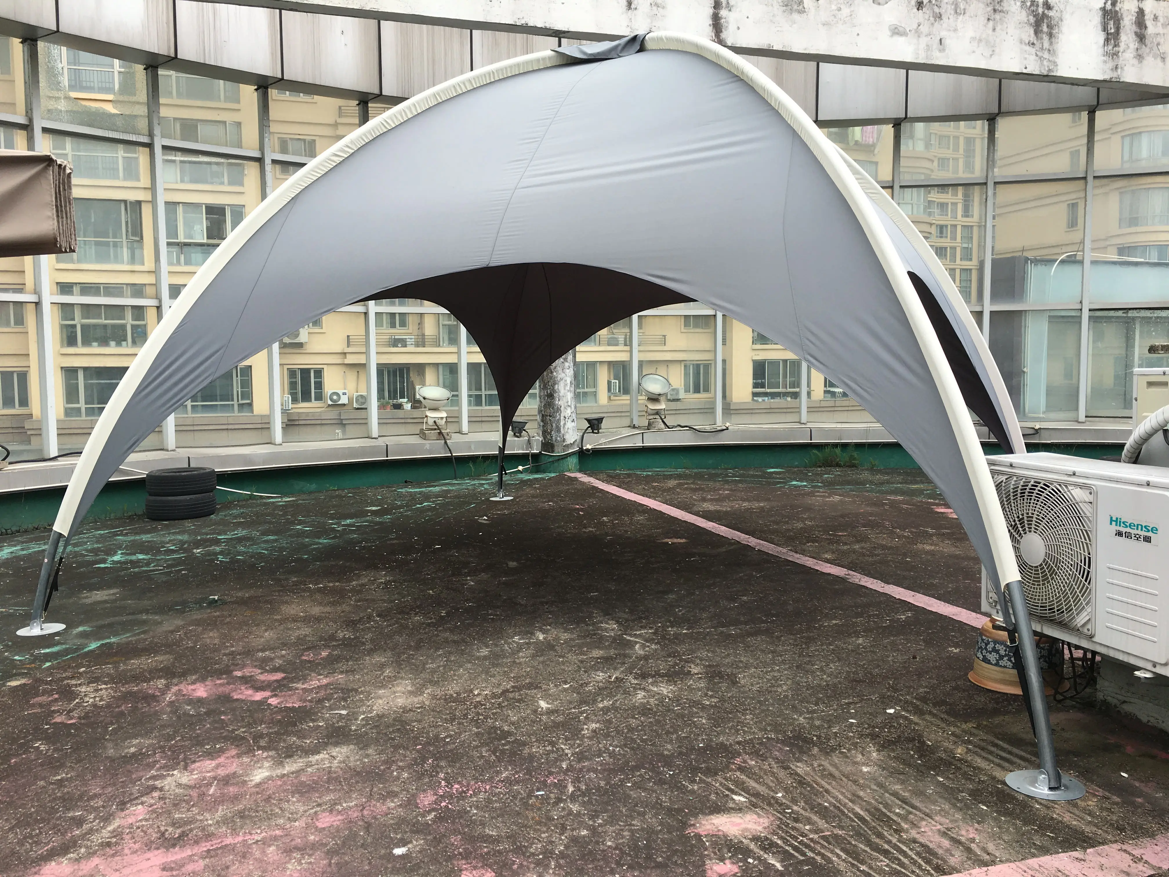 festival large 5x5m big dome pool pavilion shelter round tent outdoor event gazebo