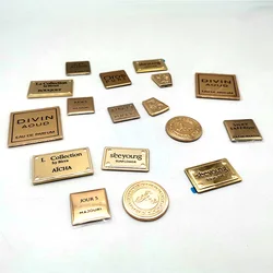 Name tags handbag metal label dog purse tags logo design for sunglasses bag