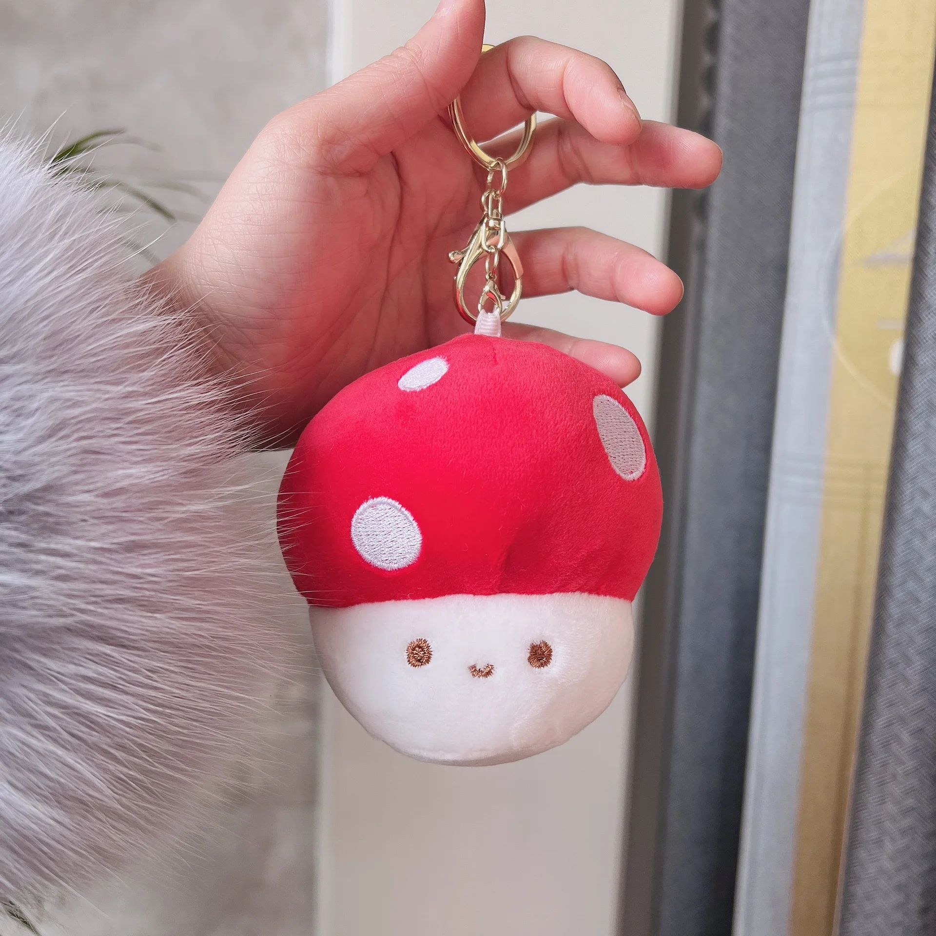 Kawaii Mushroom Plush Dolls Simulation Plant Pillow Lovely Toys for Home Decor Sleeping Cushion Stuffed Soft Dolls