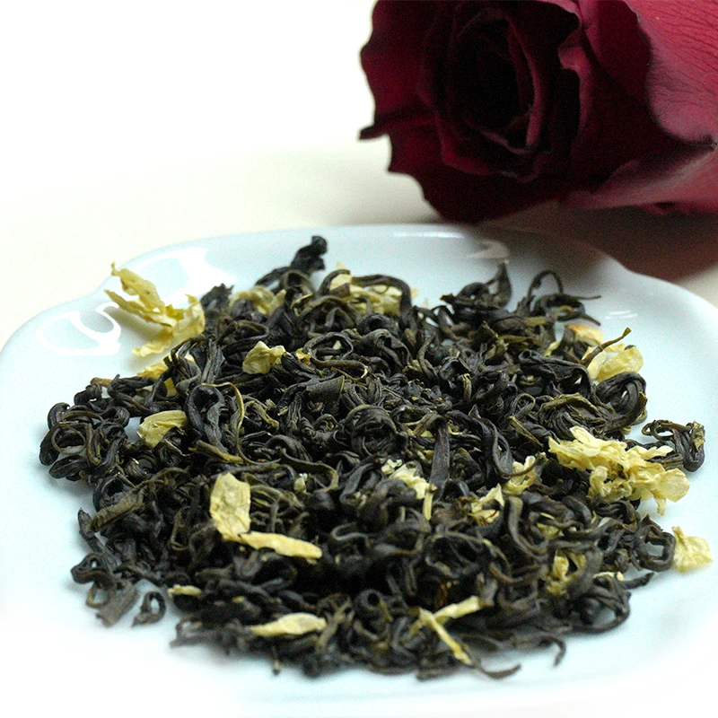 Premium Jasmine Green Tea for Bubble Tea Chinese Jasmine Scented Loose Leaf Fujian Jasmine Green Tea Leaves