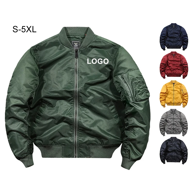 Wholesale Men Winter Clothing  Windproof Casual Jacket  Young Men Boy  Bomber Cropped Varsity Sports Jackets Coat