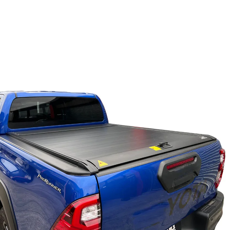 4x4 Car Accessories Retractable aluminum roller shutter roll up tonneau cover for toyota hilux vigo