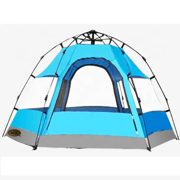 New Arrival High Quality Outdoor Folding Automatic Instant Waterproof UV Protection Two Door Camping 5 angles PRESSURE TENT