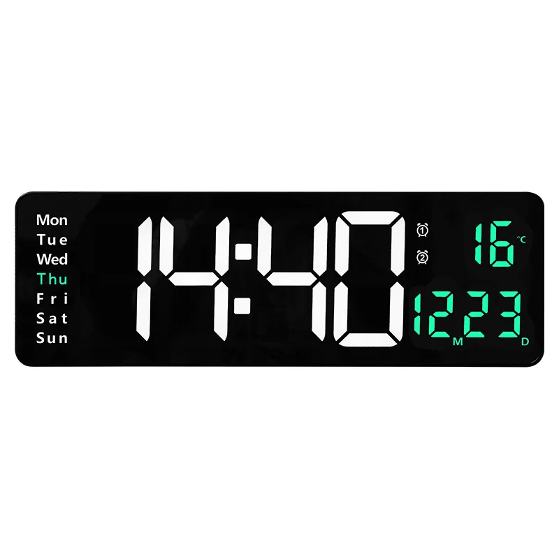 JOY 16 Inch Hot Selling Digital Clock Simple Style Clock LED Electronic Alarm Clock Suitable for Living Room and Bedroom