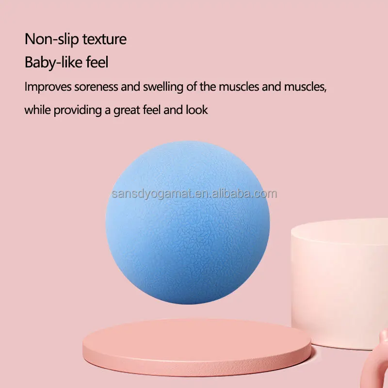 Sansd Yoga Roller Double Lacrosse Mobility Ball Myofascial Physical Therapy Deep Tissue Peanut Fitness Massage Ball Set