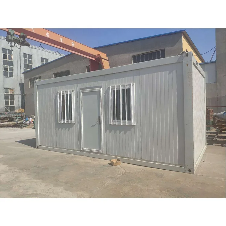 China simple cheap flat pack sandwich panel container house prefab house