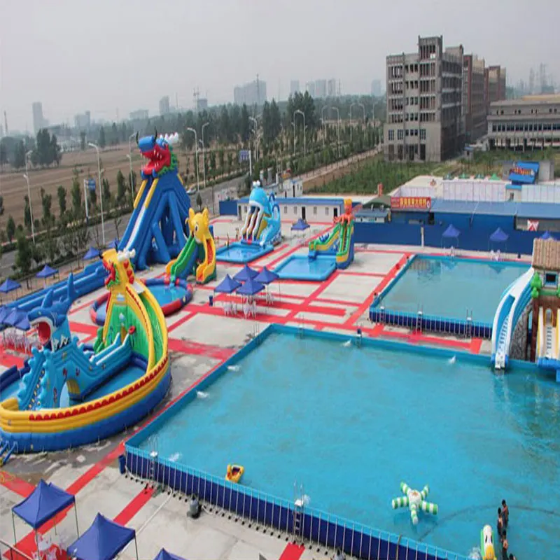 Надувной плавающий аквапарк для детей и взрослых