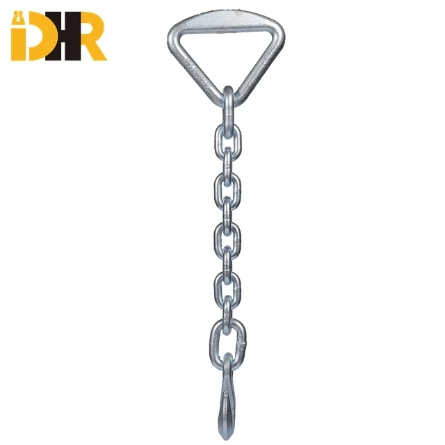 G70 Color Coated Ratchet Load Binder Chain with Triangle Ring