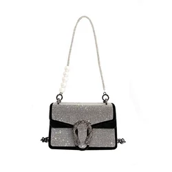 2021 Fashion Bling Lady Handbag Crossbody Chain Shoulder Girl Phone Handbags Pruse Women Luxury Popsicle Rhinestone Bag