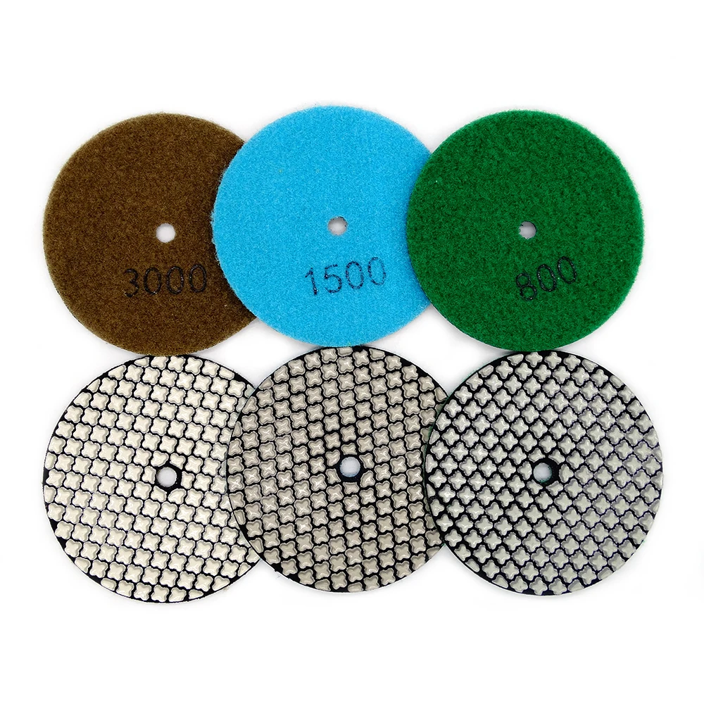 High Quality Polishing Pad,100MM Wet Diamond Marble Granite Concrete Polishing Pads
