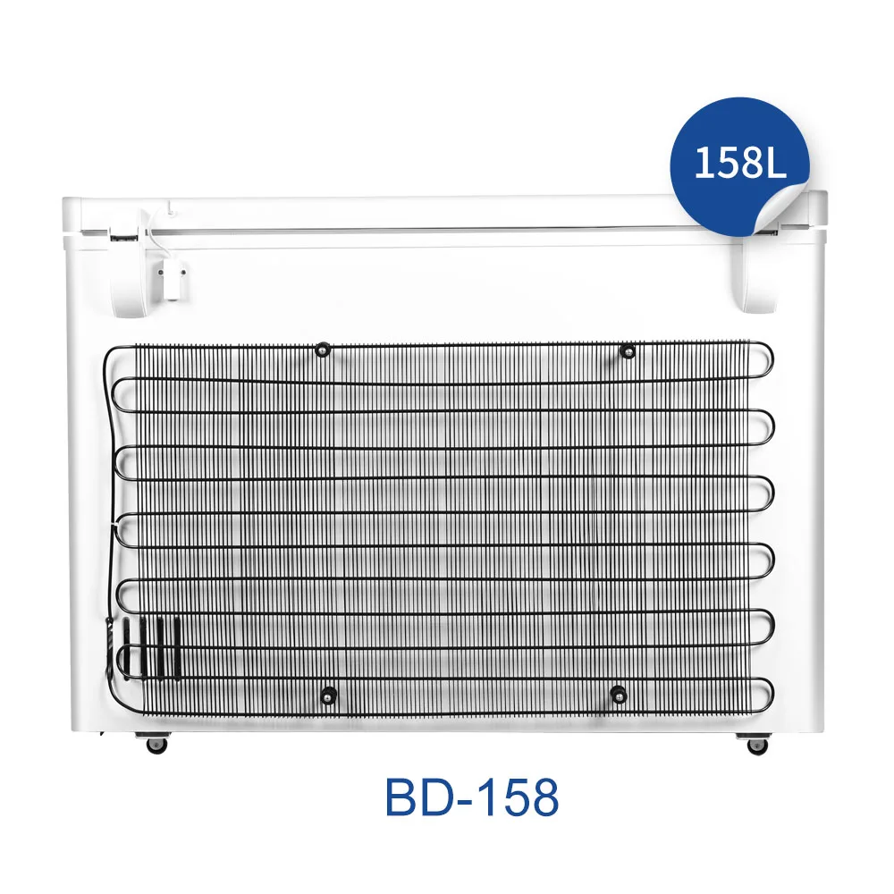 308L Supermarket Big Chest Freezer Manufacturers Meat