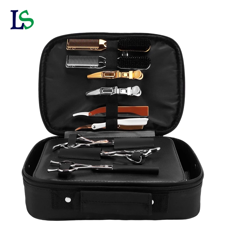 Custom LOGO Large Carrying Hair Clipper Hairdressing Storage Case Barber Tool Bag for Barber Supplies