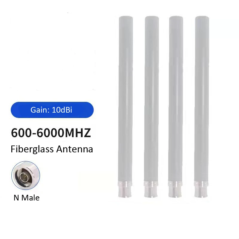 Fiberglass Outdoor Antenna with Cable 9dBi Gain 915HMz Omni Antenna Highest Gain Fiberglass Antenna