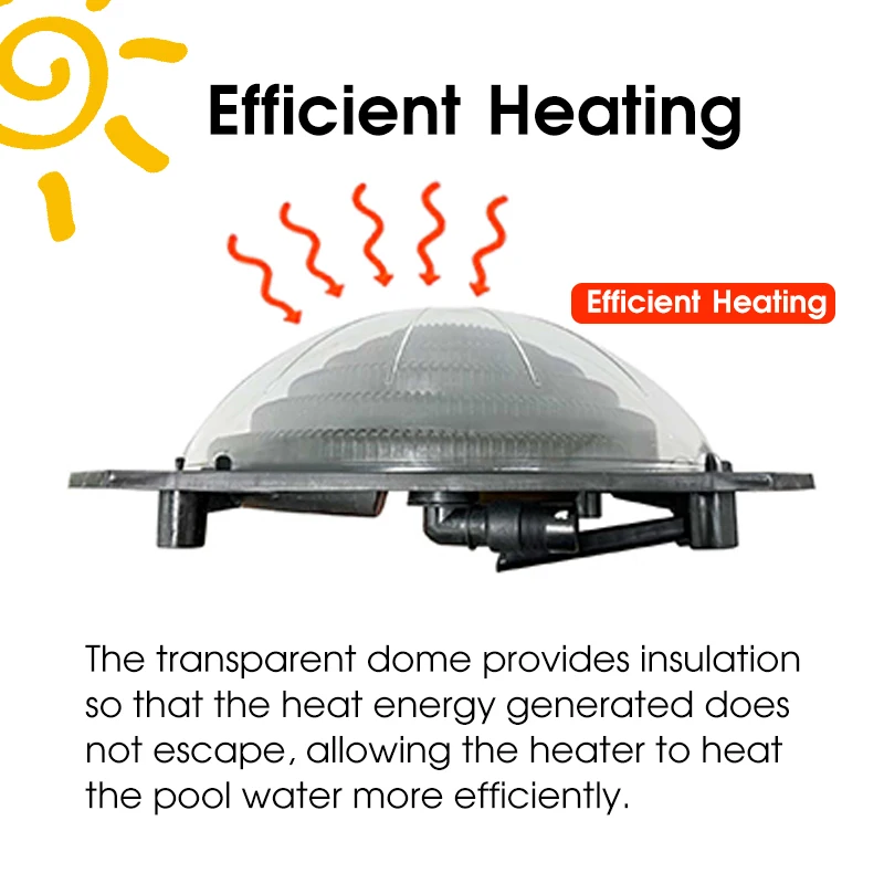 Portable mini solar pool heater controller outdoor spa pool water heater system for above ground swimming pool