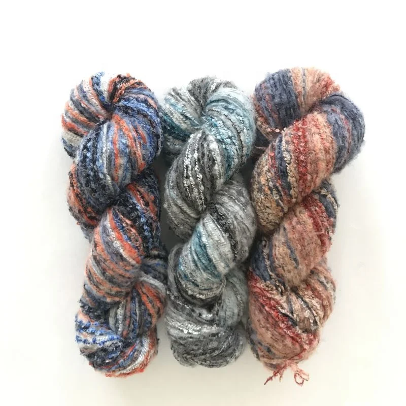 Lotus Yarns Cheap New Multi color Yak Wool  Blended Hand Knitting Loop Yarn 100g 300m/328yds  For Sweater