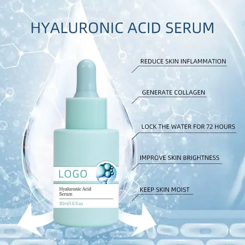 Private Label Skin Care Anti Aging Serum Whitening Vegan Collagen Hyaluronic Acid Niacinamide Retionol Peptide Serum