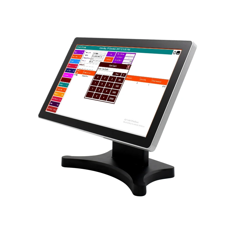 Retail Windows or android raspberry pi skimmere epos pos system touch screen 15.6 inch