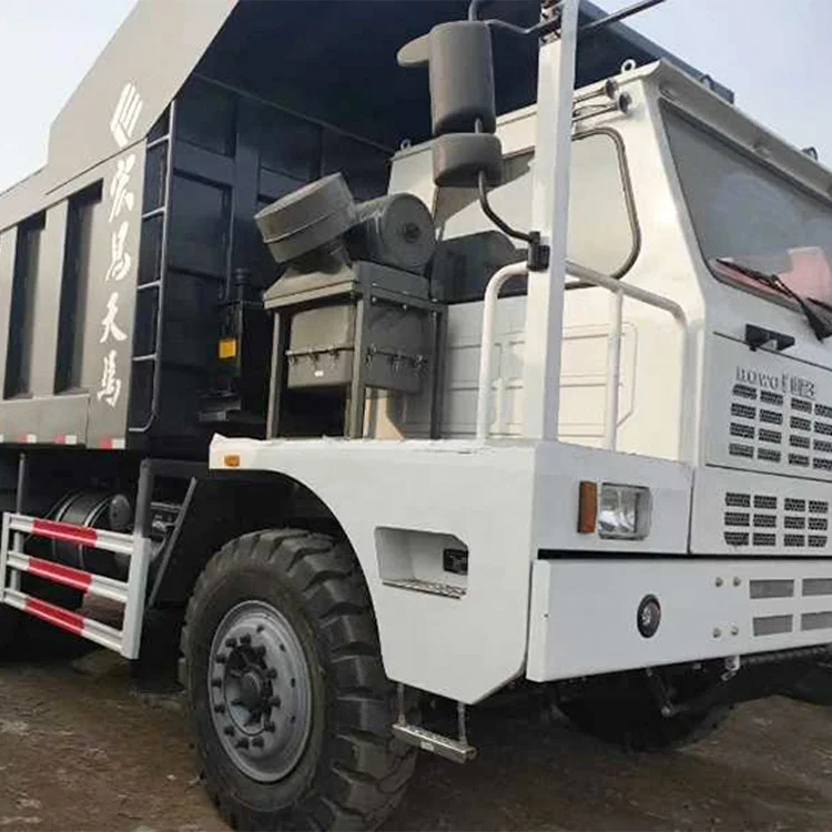 Heavy mine dump trucks sinotruk load 100 tons 6*4 howo mining tipper truck