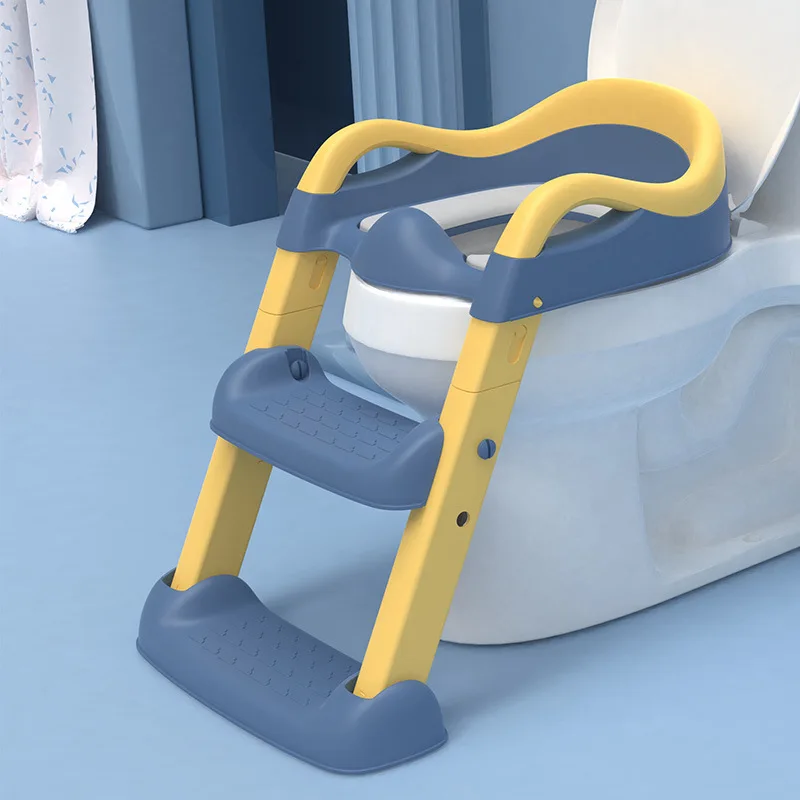 New design baby training chair with ladder baby toilet seat toilet potty training seat for kids boys girls