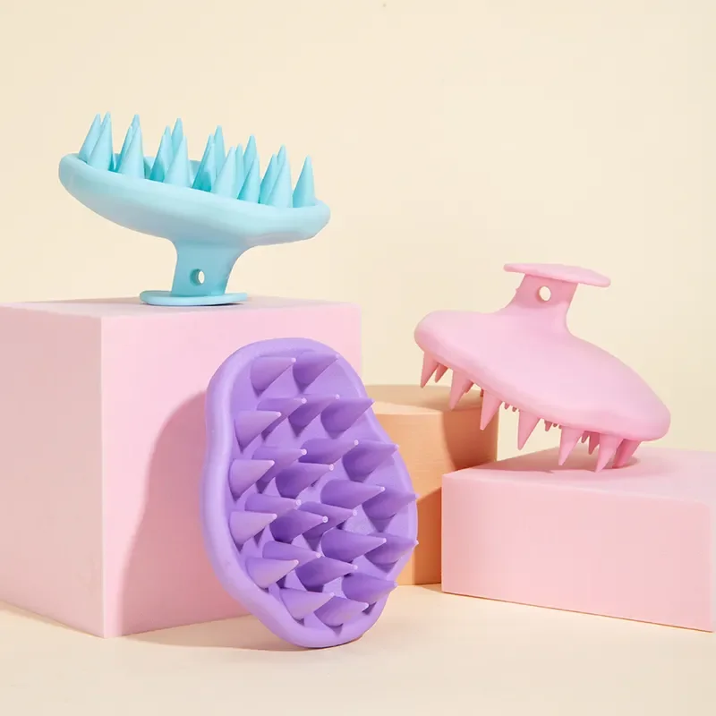 Hot Selling Household Scalp Massager for Cleaning Shower Bath Massage Hair Shower Brush Comb Hair Care