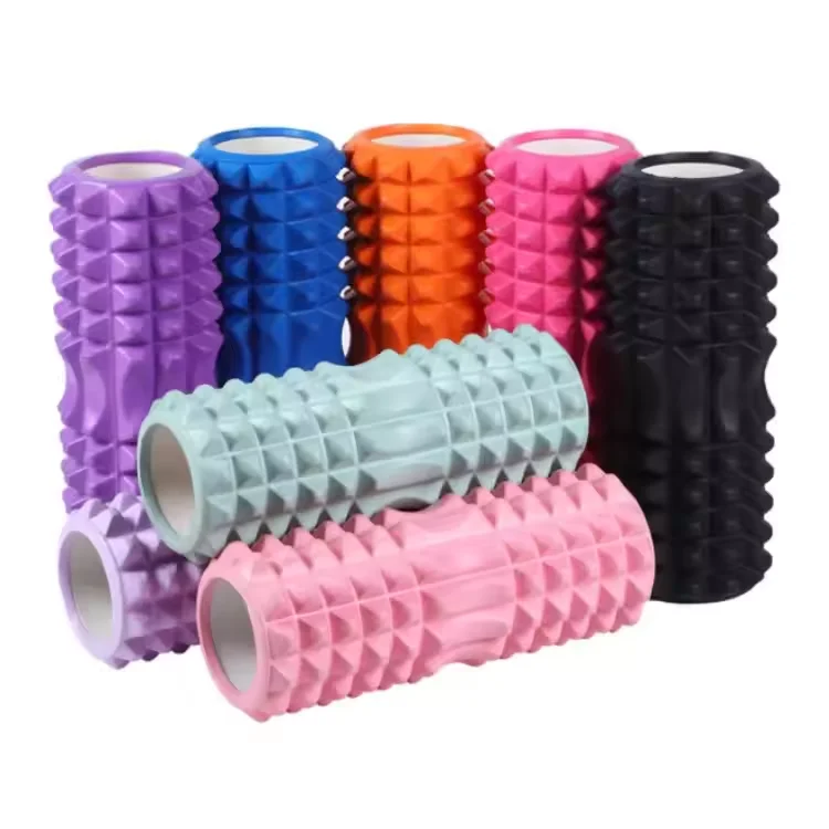 Factory Custom Logo EVA Foam Roller Massager Fitness Yoga Gym Muscle Self Massage Foam Roller Supplier EVA Series