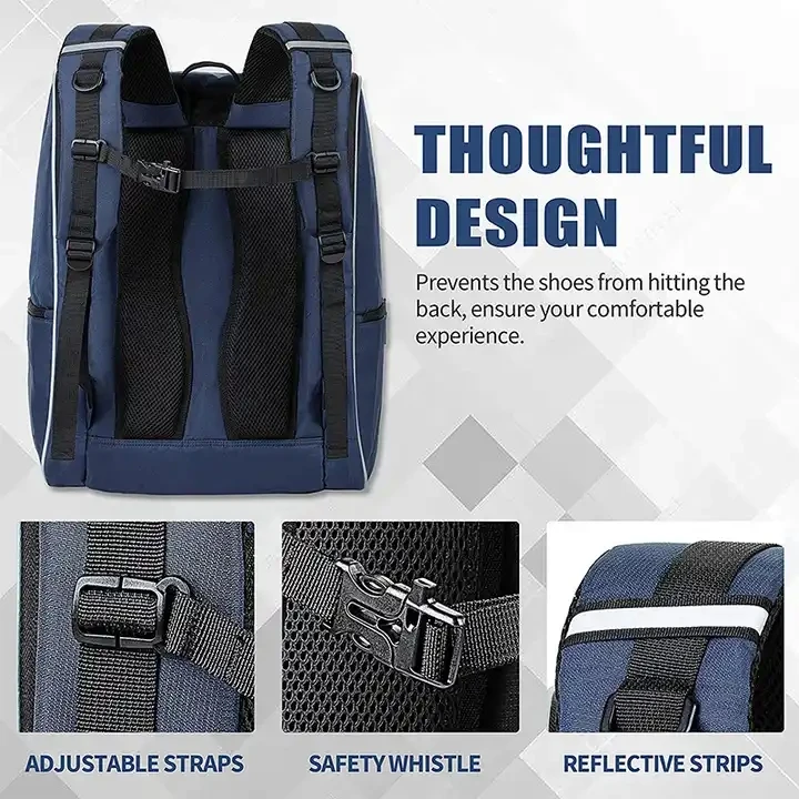 2023 Wholesale Hot Sale Ski Equipment Figure Skating Bags Ice Shoe Boot Outdoor custom Ski Bag Outdoor Travel Storage Backpack