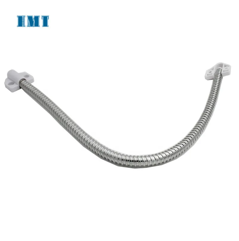 Plastic End with Stainless Steel loop Exposed Mounting Armored Metal Tube Door Loop Door Cord