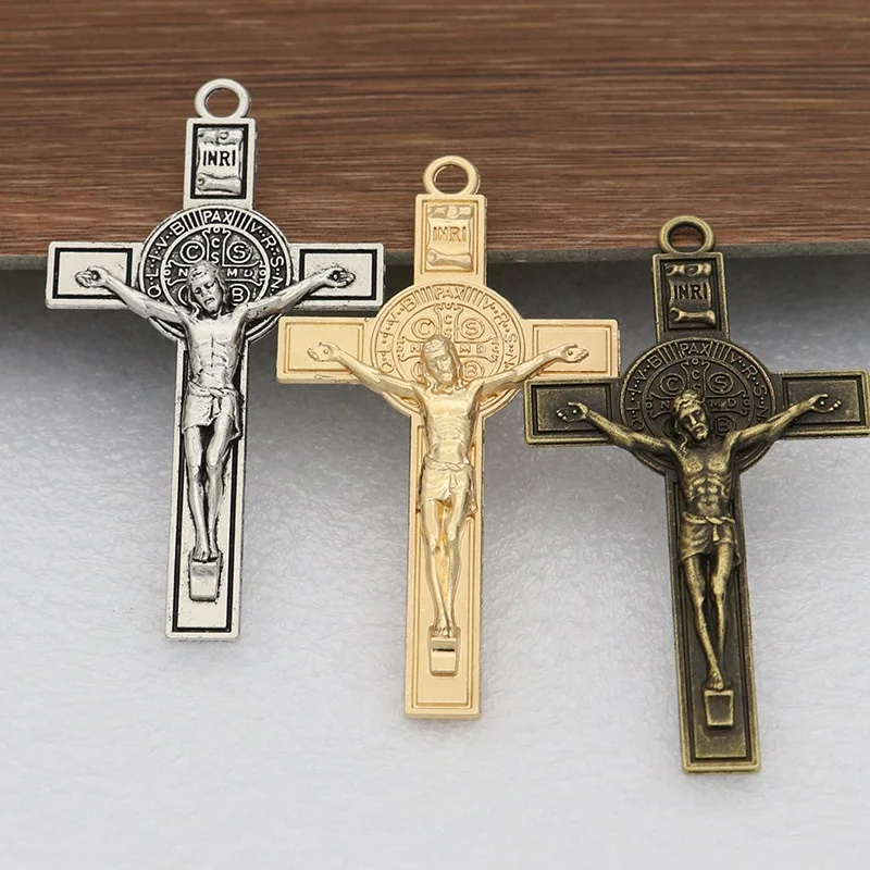Dreamwork Religious St.Benedict Crucifix Cross Pendant Necklace Keychain Jewelry Accessories Business Promotion Craft Gift