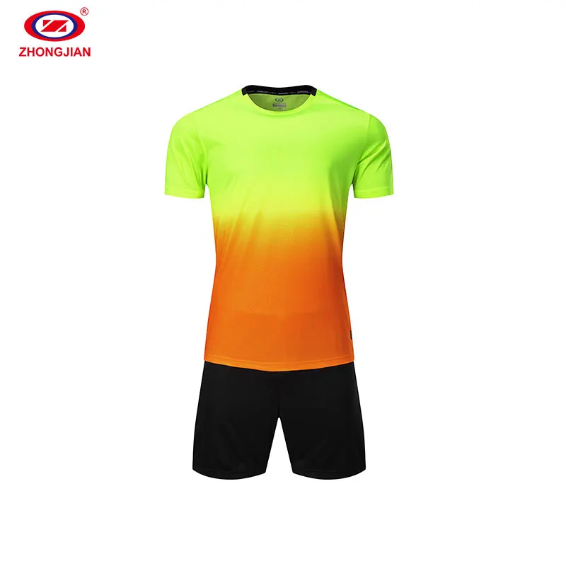 Zhongjian Wholesale Adult Football Jersey  Soccer Club Sportswear Uniform